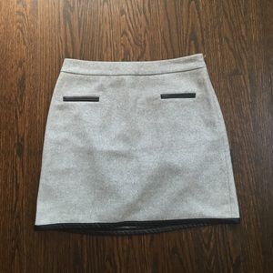 Club Monaco cashmere wool blend midi skirt