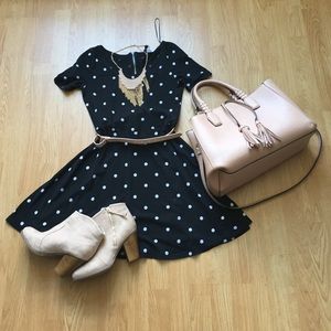 Spotted Skater Dress!!