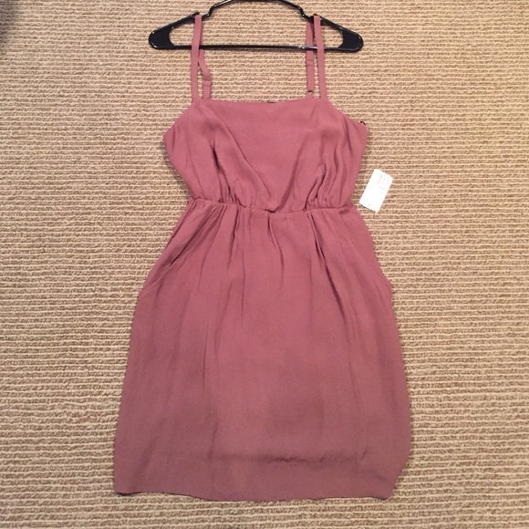 Brown dress with back detail