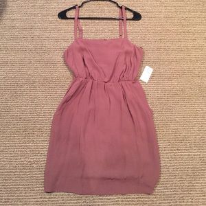 Brown dress with back detail