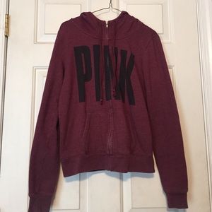 PINK zip-up hoodie