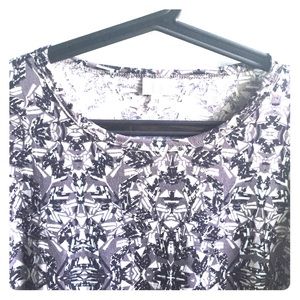 Black & Gray LuLaRoe Julia Dress