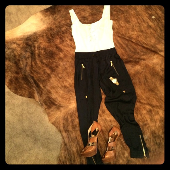 Dark navy Michael Kors capris