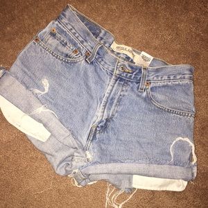 High Waist Levi Shorts