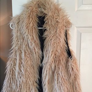 INC brand Fur Vest