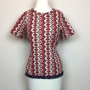 River Island Jacquard Tassel Tee