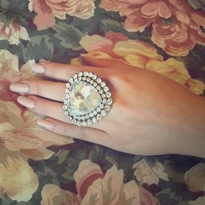 Custom-made heart ring