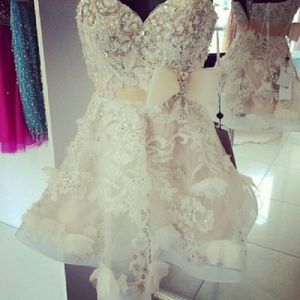 Jovani 2933 Floral Applique Dress