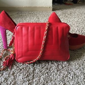 Vintage Red Magnum Fashions purse
