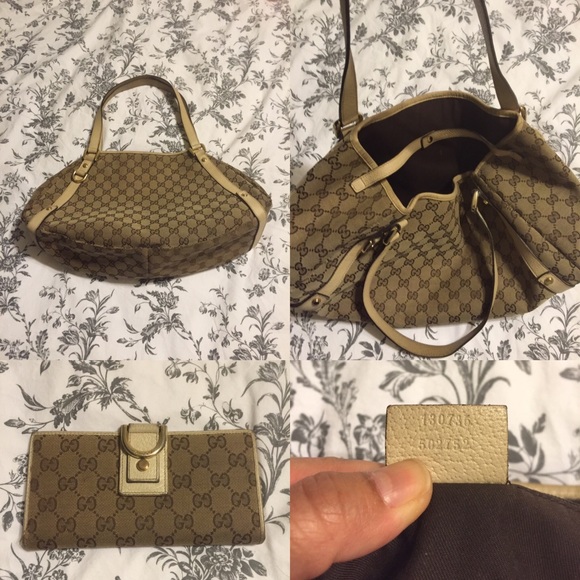 Authentic Gucci purse & wallet set - Picture 1 of 4