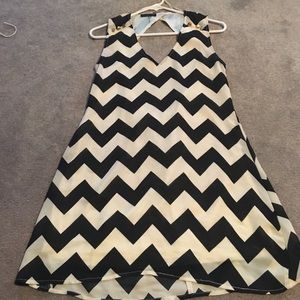 Open back tunic tank