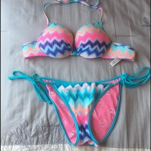 Victoria's Secret Striped Bikini