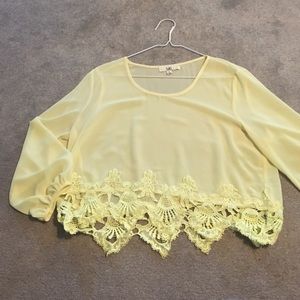 Crop top long sleeve