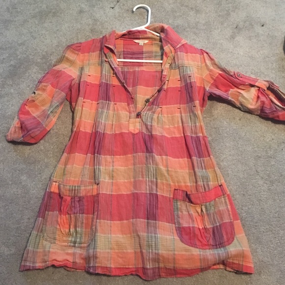 Pull over flannel