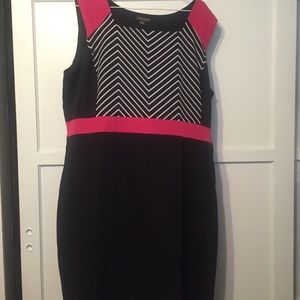 Color block, sheath dress