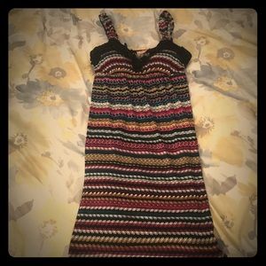 Multi-Color Leaf Pattern Dress!