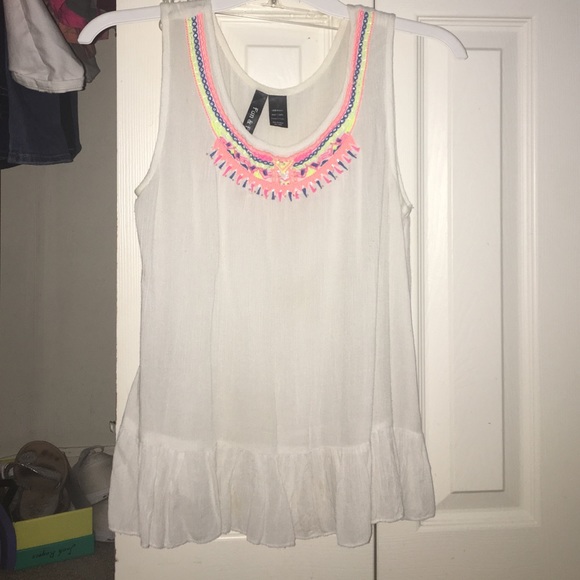 White tank top