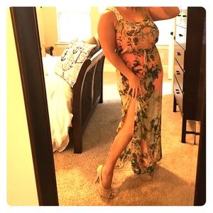 Floral maxi dress