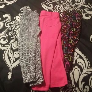 BUNDLE. 2 Pairs of leggings, 1 pair of "jeggings"
