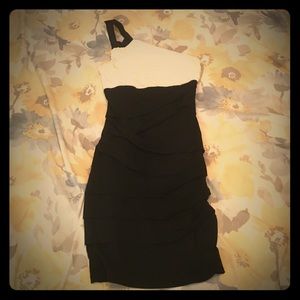 One Shoulder Mini Dress!