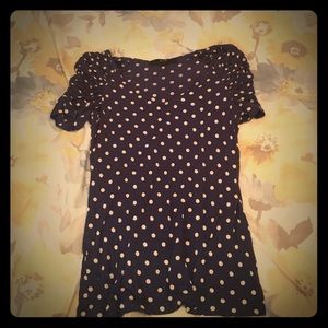 Polka Dot Top!