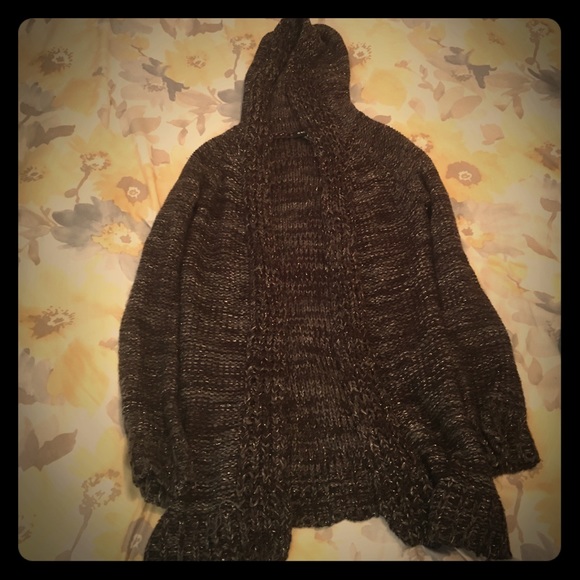 Sparkly Hooded Cardigan!