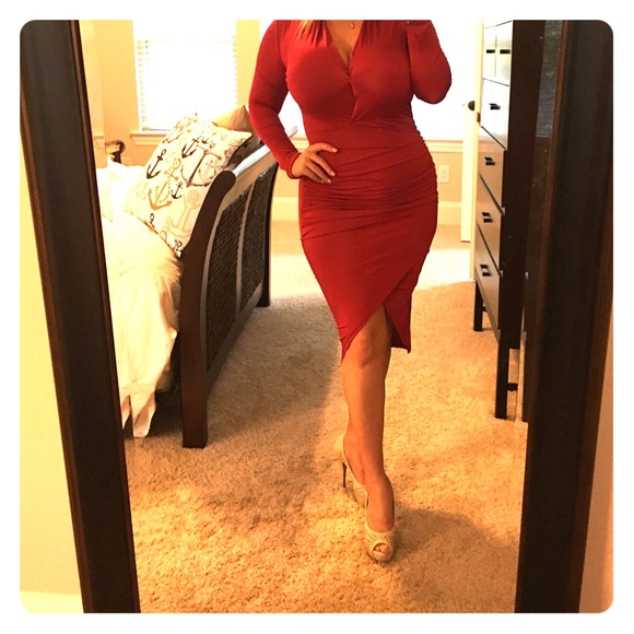 Red dress