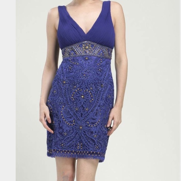 Sue Wong Sapphire Dress