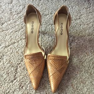 NEVER WORN! Bebe Heels