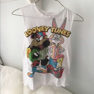 Forever 21 graphic muscle tee