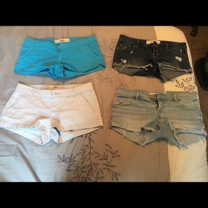 4 Pairs of Hollister Shorts