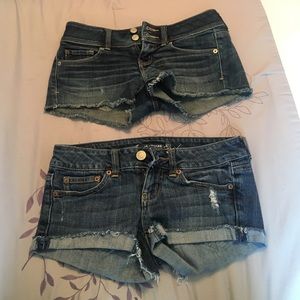 Two American Eagle Jean Shorts