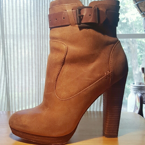 Diesel Bercy Leather Side Zip Boots