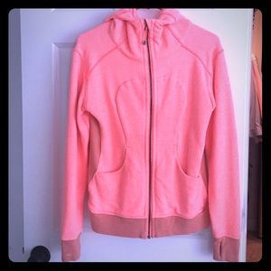 lululemon coral hoodie