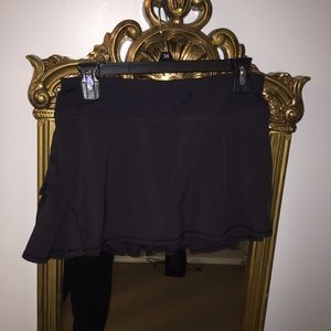 Black Lululemon skirt