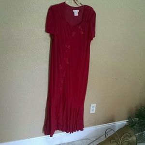 Slightly used women's red dress.
