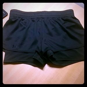 Under Armour workout shorts  (spandex inside)