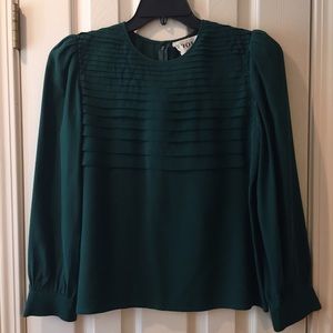 VINTAGE Emerald Green Blouse