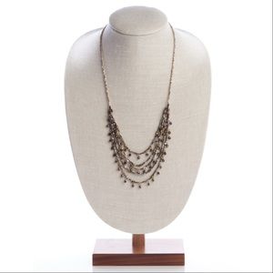 Bronzed Cascading Necklace