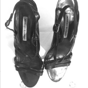 Manolo Blahnik Strappy sandals with heels. 37.5