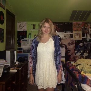 AE floral/ chevron kimono!