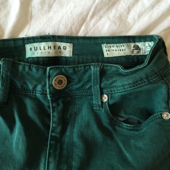 ❌SOLD❌Green Skinny Jeans