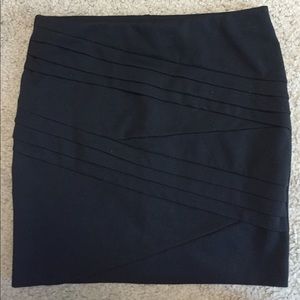 Black pencil skirt