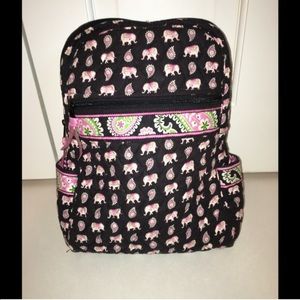 SMALL back pack! Elephant printed only used twice.