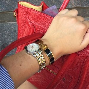 Hermes "H" bracelet- black