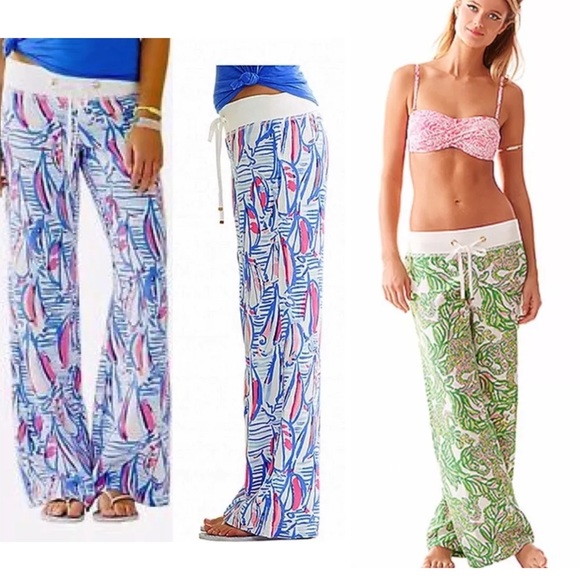 Lilly Pulitzer Pants - Two pairs of Lilly Pulitzer Beach Linen Pants NWT
