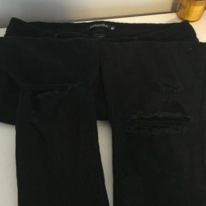 Black skinny jeans