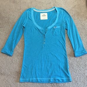 Hollister 3/4 sleeve tee
