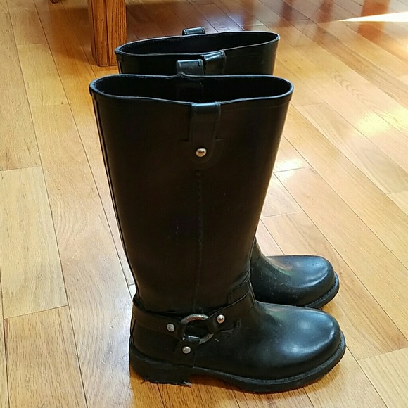 Michael Kors black rainboots