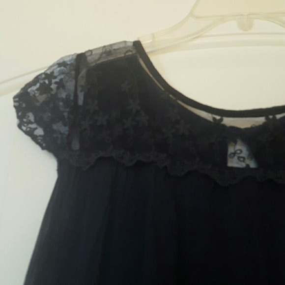 Carla Conti small silk navy blue top - Picture 2 of 4